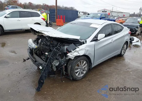 2015 Hyundai Elantra Se z USA, uszkodzony, nr VIN 5NPDH4AE2FH628519